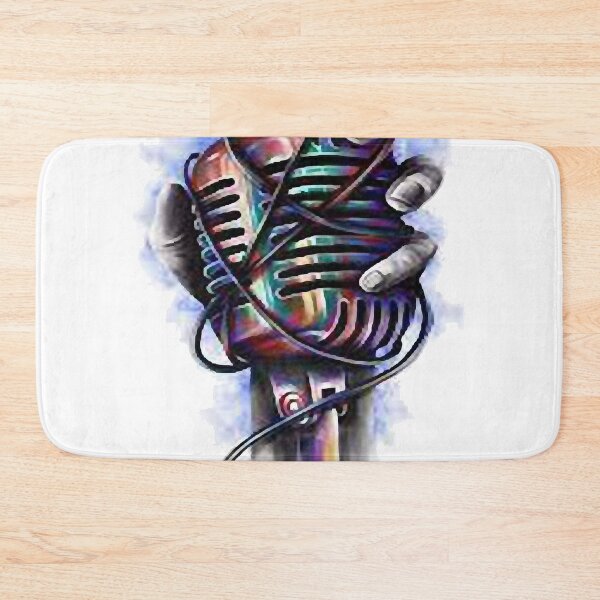 Item preview, hand holding microphone panting T-shirt classique designed and sold by alysapredovicid.