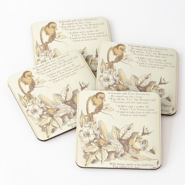 Item preview, Illustration and verses from & quot; The Merry Ballads of the Olden Time & quot; designed and sold by Anacronista.
