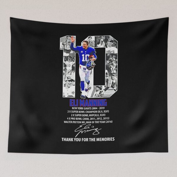 Item preview, Eli Manning Thank You For The Memories Signature Short Sleeve T Shirt, Hoodie For Men Women T-Shirt designed and sold by MaiiShop.