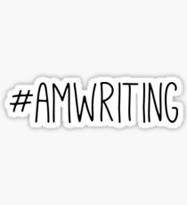 #AmWriting Nanowrimo Sticker Sticker