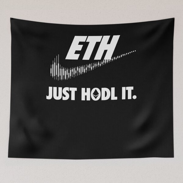 Item preview, Ethereum Júst Hódl Ít Classic T Shirts for Men Graphic Womens Shirt Graphic Tee Retro Vintage Shirt for Men Aldult Unisex Tee designed and sold by MaiiShop.