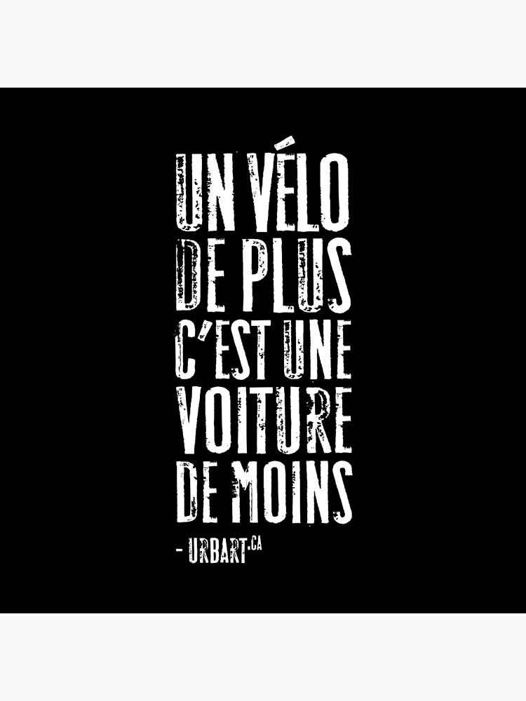 « UrbArt® - Un vélo de plus c est une voiture de moins » par UrbArt