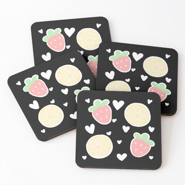 Item preview, strawberry  lemon design   designed and sold by dinaryWeirdosty.