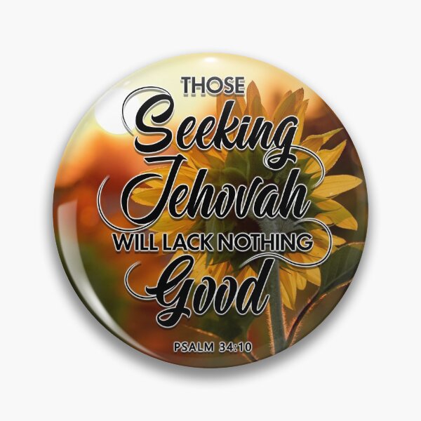 Item preview, JW 2022 YEARTEXT - Those seeking Jehovah will lack nothing good. designed and sold by KA DESIGNS.
