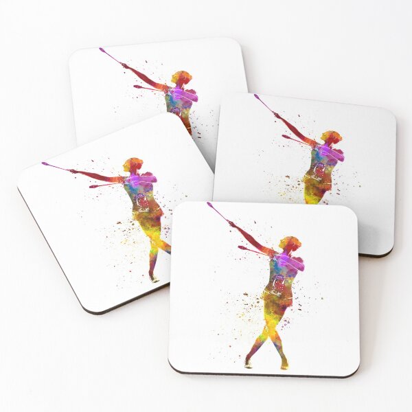 Item preview, Rhythmic gymnastics in watercolor designed and sold by paulrommer.