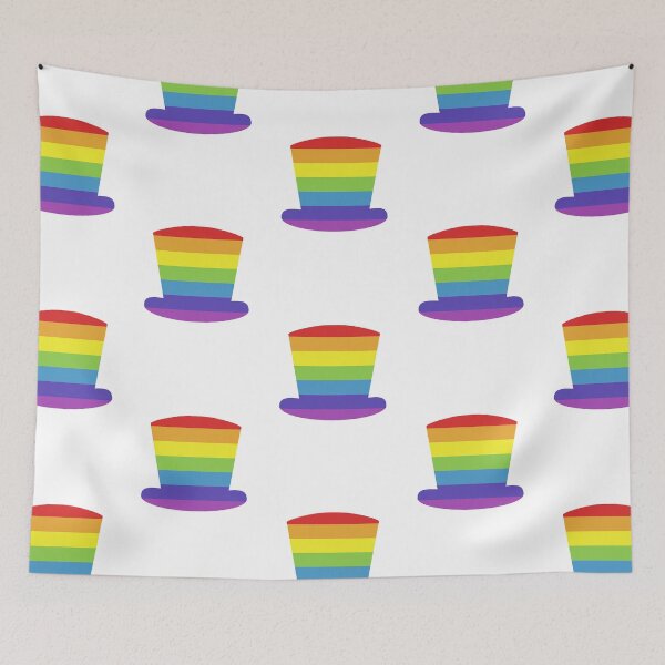 Item preview, Rainbow Tophat (Repeated Pattern ver) designed and sold by TeaAndMonsters.