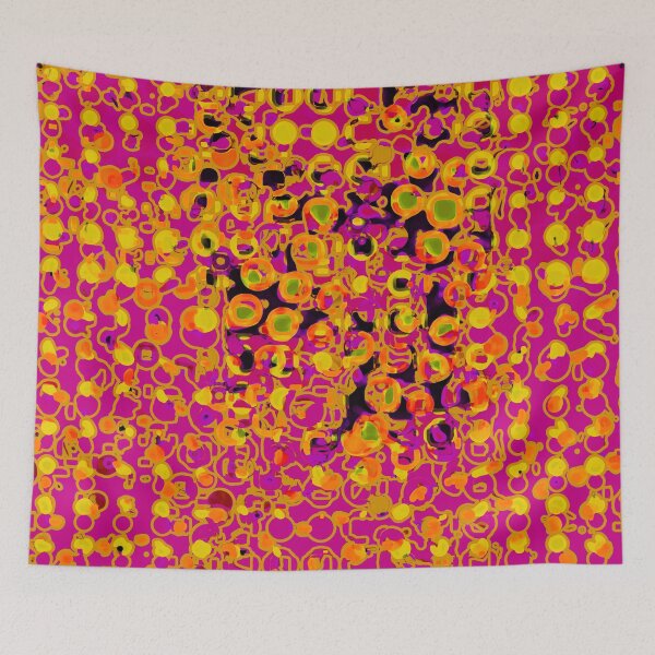 Item preview, Viral organic trash festival - abstract pattern designed and sold by Xdelacra.