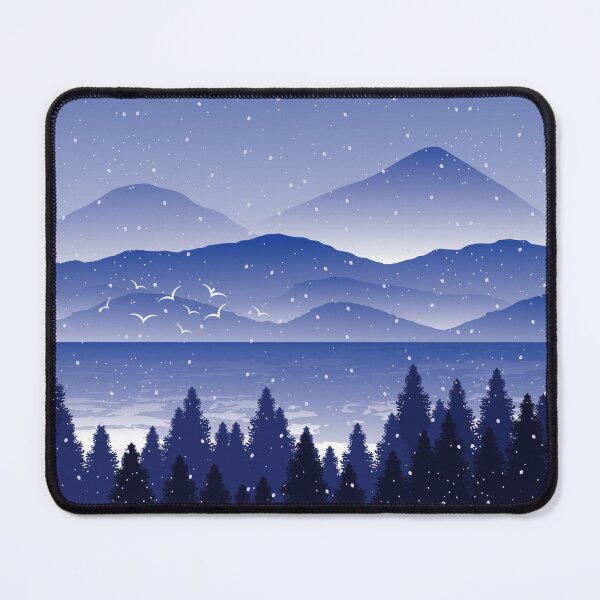 Item preview, Сute mountain misty landscape blue watercolor flat design. Iphone or Samsung phone Case Cover designed and sold by RoManSmArt.