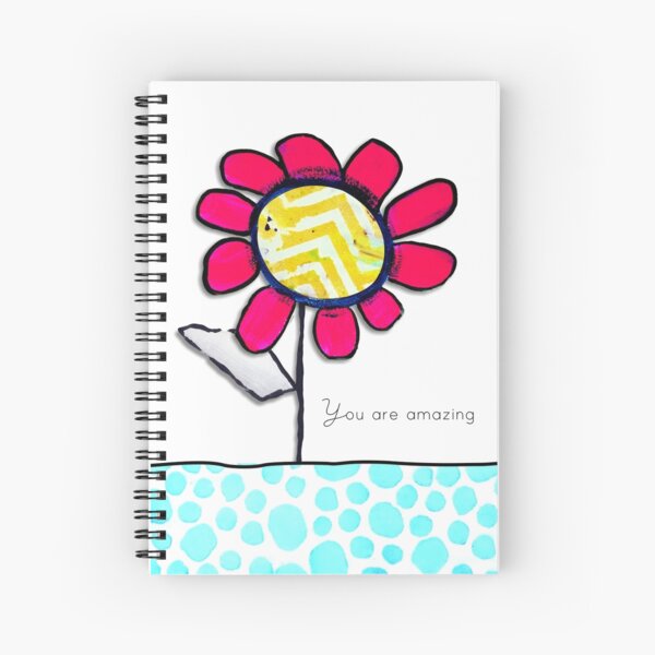 "You Are Amazing" Original design by PhillipaheART Spiral Notebook