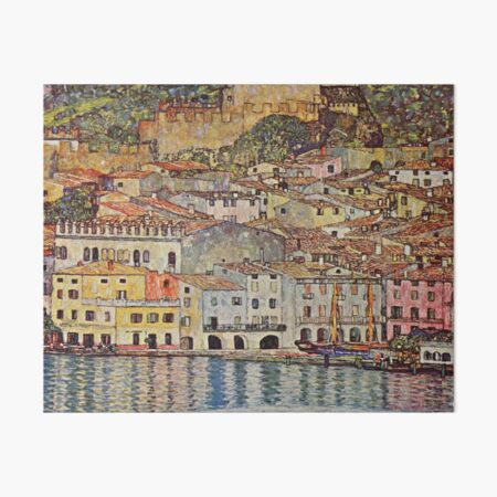 Aperçu de l'œuvre Gustav Klimt - Malcesine sur le lac de Garde créée et vendue par kinsley45.
