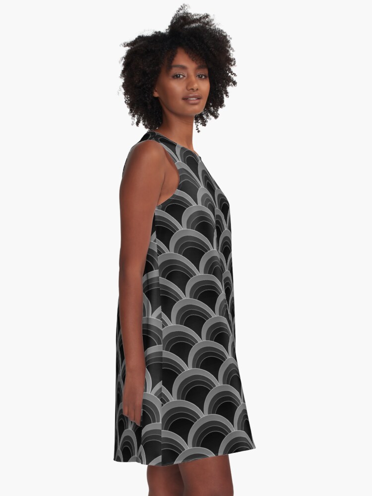 Alternate view of Japanese Wave Heritage 1 A-Line Dress