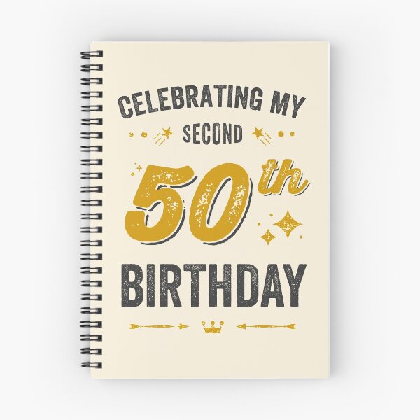 Item preview, 100th birthday, celebrating my second 50th birthday designed and sold by Uppercase Tees.
