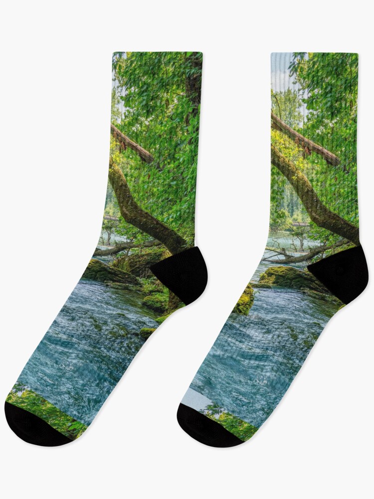 Thumbnail 1 of 5, Socks, Reaching Over Big Spring designed and sold by mljdwhite.