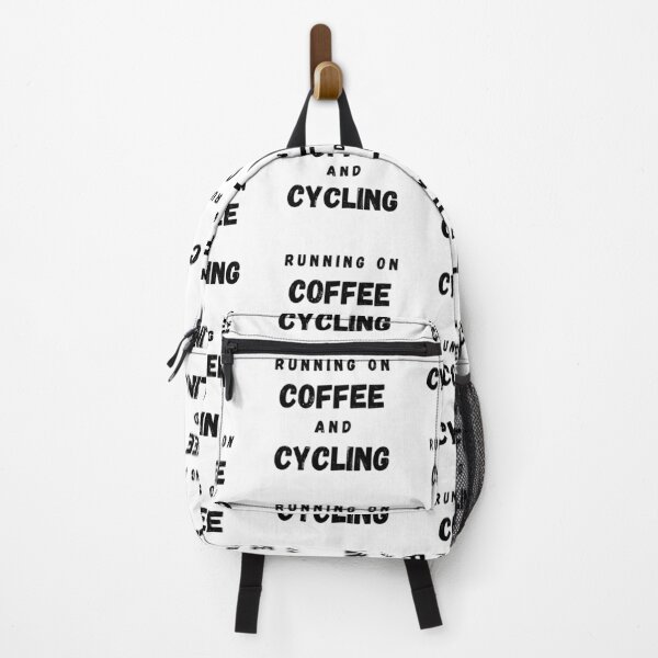 Item preview, Running On Coffee And Cycling Funny Saying designed and sold by LuckyKermit.