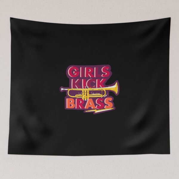 Item preview, Girls Kick Brass (Band Camp Buddies) Sticker designed and sold by urnsren.