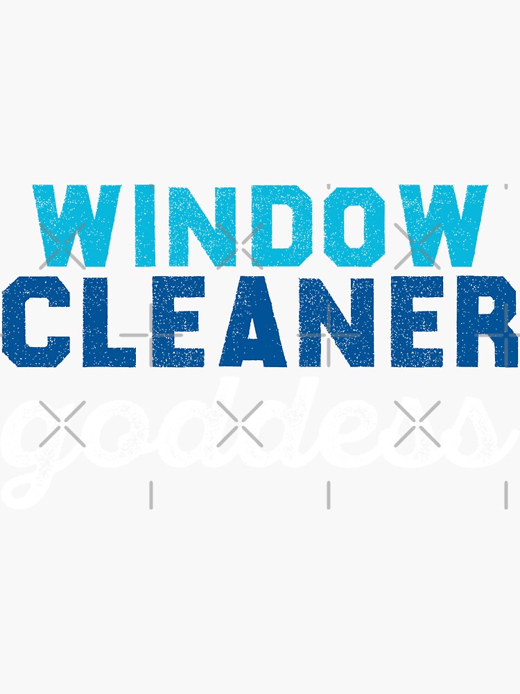 "Window Cleaner, Funny Cleaning svg" Sticker for Sale by theDlab