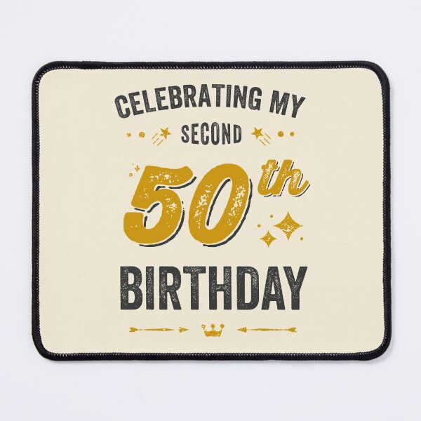 Item preview, 100th birthday, celebrating my second 50th birthday designed and sold by Uppercase Tees.