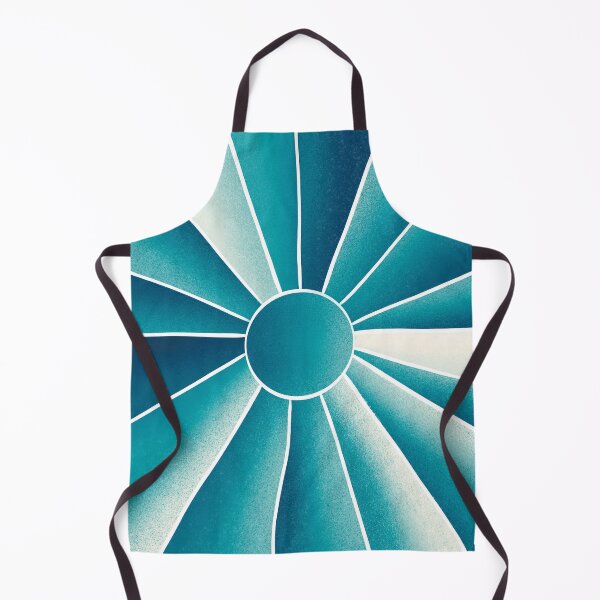 Item preview, Moonlight Mid Century Modern, Abstract Blue Light designed and sold by bubblyshades.