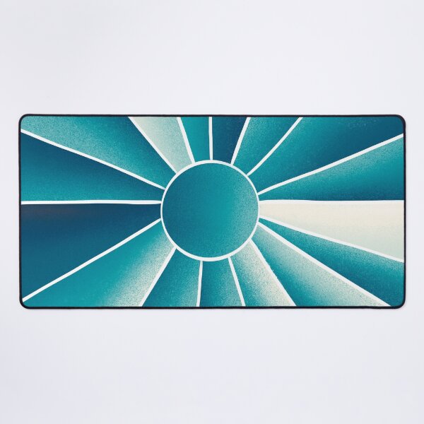 Item preview, Moonlight Mid Century Modern, Abstract Blue Light designed and sold by bubblyshades.