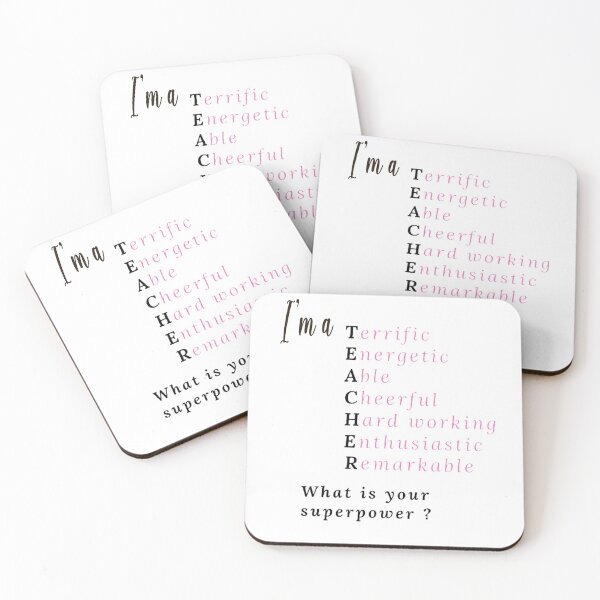 Item preview, Teaching is my superpower - explanation  designed and sold by Kinkalow.