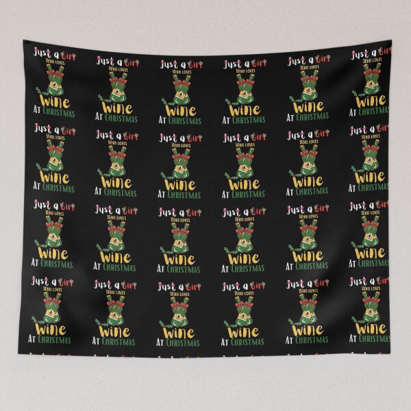 Item preview, Just a Girl Who loves Wine At Christmas Wine Lover designed and sold by VAN-DESIGN.