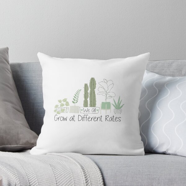 Item preview, Cute Houseplant We all Grow at Different Rates Teaching Gift Idea / Christmas Gifts with Heart Illustration designed and sold by Chamssou.