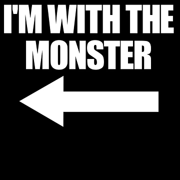 Imagen de la obra I'm With The Monster Halloween Matching Monster Costume Gear de DynamicDesign