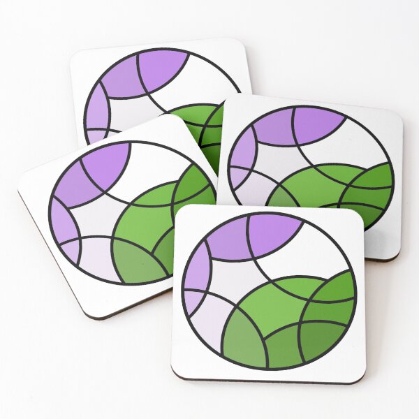 Item preview, Subtle Genderqueer Pride Circle designed and sold by EerieEnby.