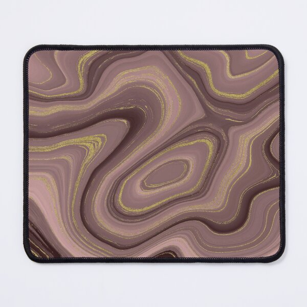 Item preview, Agate Marble Swirls of White Baby Blue and Gold Glitter Abstract Pattern designed and sold by Alicia Chee.
