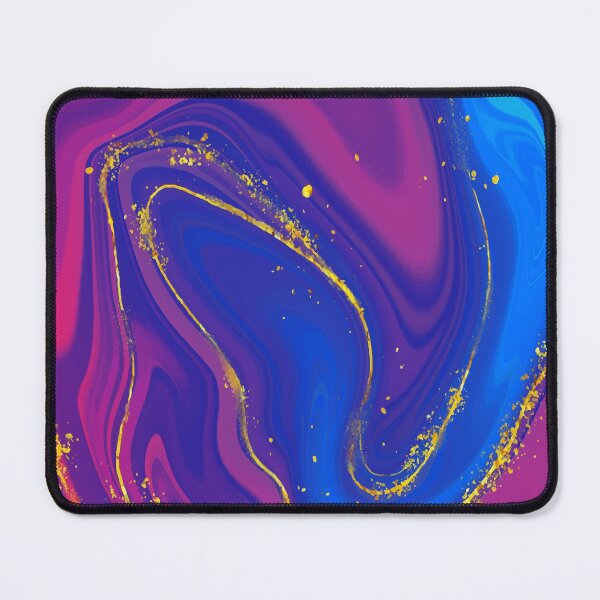Item preview, Powerful Marble Swirls of Red Purple Blue and Gold Glitter Abstract Pattern designed and sold by Alicia Chee.