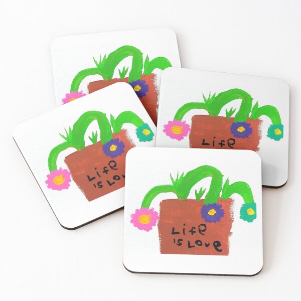 Item preview, Life is Love designed and sold by InfinitePathArt.