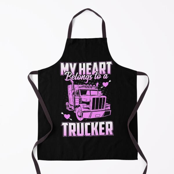 Item preview, My heart belongs to a trucker designed and sold by pnkpopcorn.