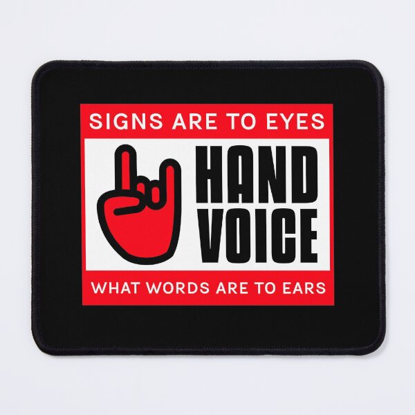Item preview, Signs Are To Eyes hand voice Design What Words Are To Ears Design designed and sold by Artpace.