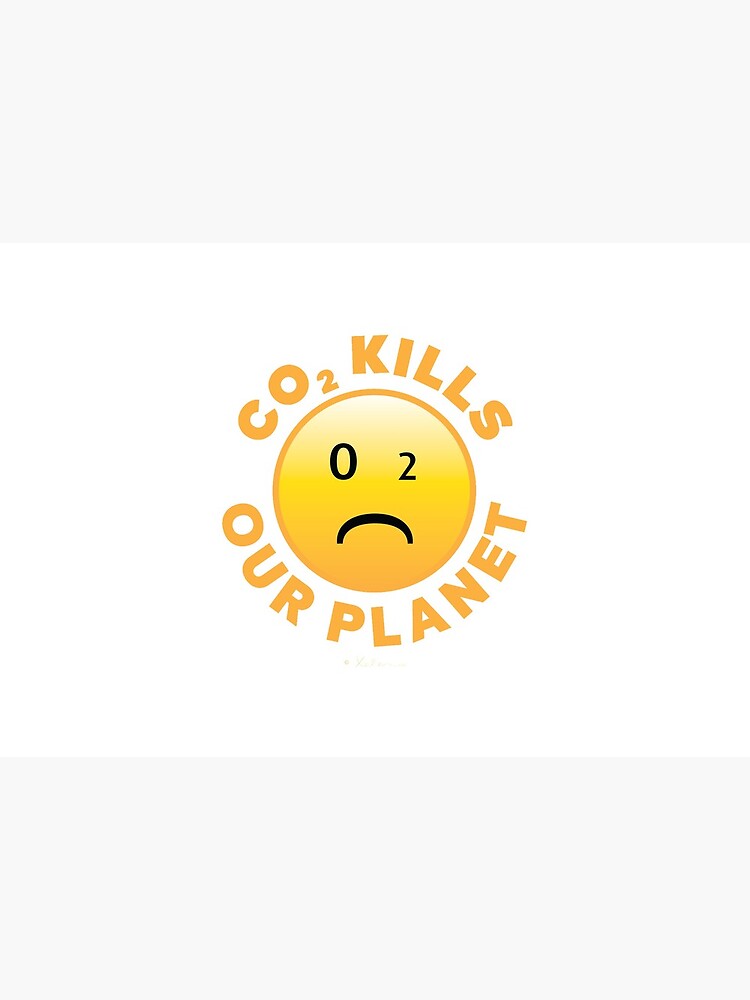 CO2 Kills our Planet - Smiley, Xelen.net von HelenElisabeth