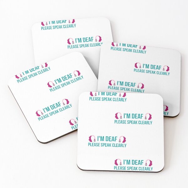 Item preview, I'm deaf please speak clearly sticker pack designed and sold by sugarrosekitch.