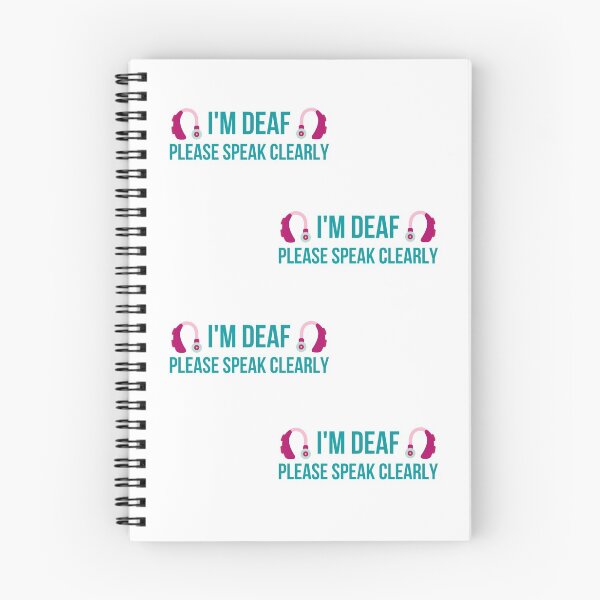 Item preview, I'm deaf please speak clearly sticker pack designed and sold by sugarrosekitch.