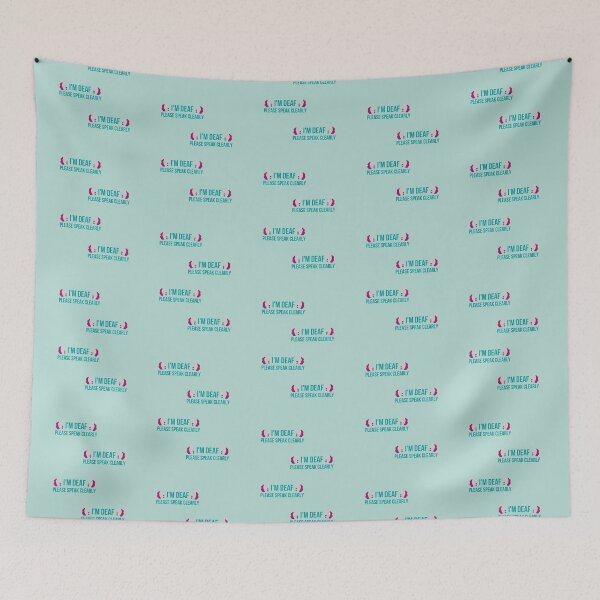 Item preview, I'm deaf please speak clearly sticker pack designed and sold by sugarrosekitch.