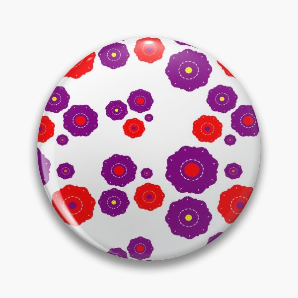 Item preview, Purple and Orange Flower pattern designed and sold by Forever-Collie.