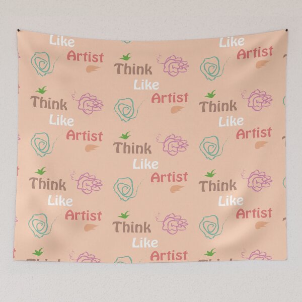 Item preview, Think Like Artist | Feel Design #Art #Think #Creative designed and sold by Jynexis Studio.