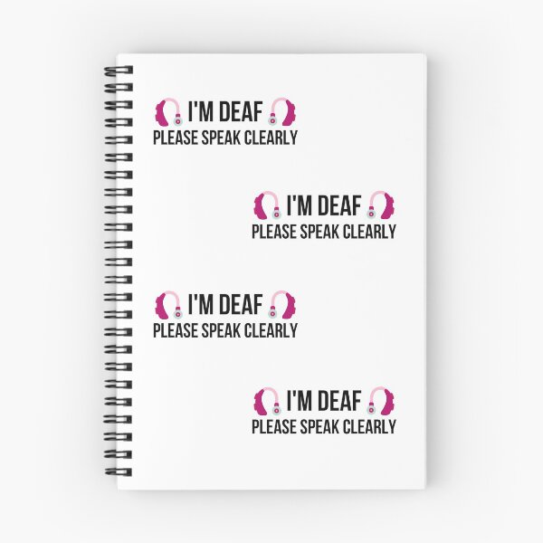 Item preview, I'm deaf please speak clearly designed and sold by sugarrosekitch.