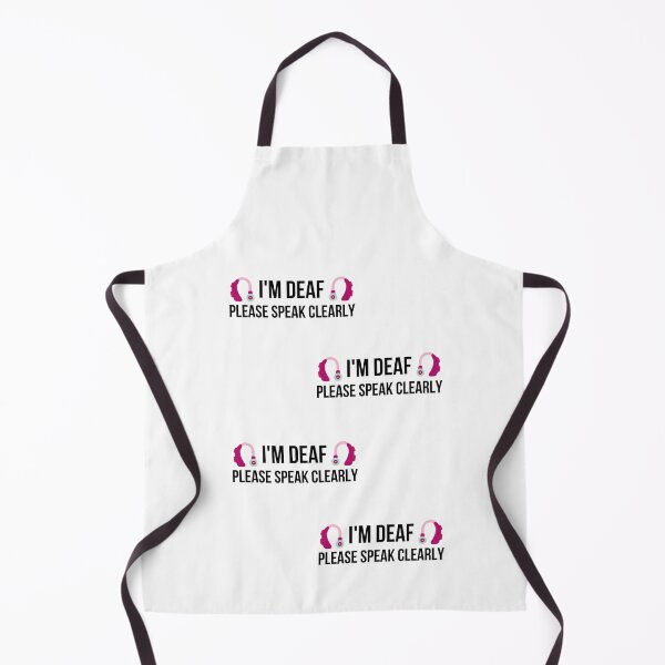 Item preview, I'm deaf please speak clearly designed and sold by sugarrosekitch.