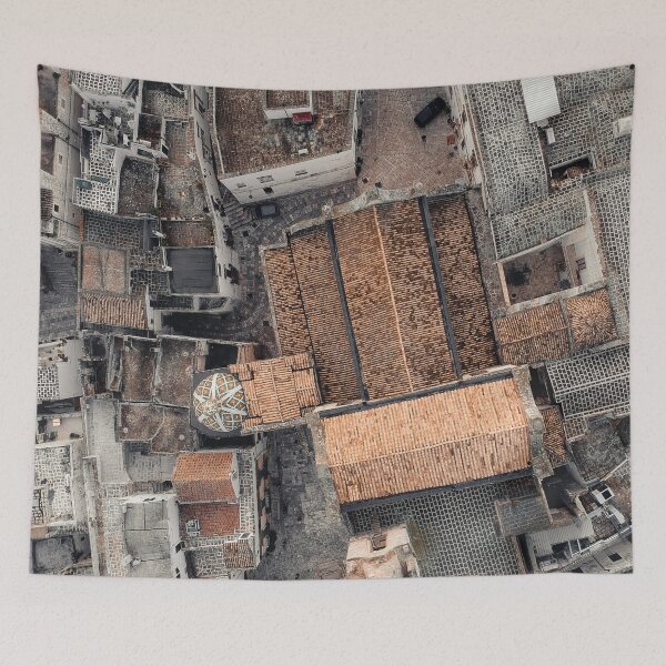 Item preview, Ostuni, the white city, cathedreal, aerial photography, Puglia, south Italy, greek town, old city, Apulia designed and sold by Spallutos.
