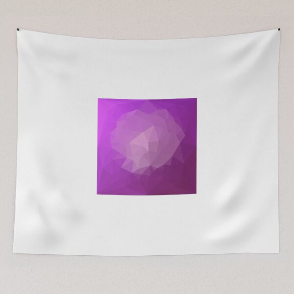 Aperçu de l'œuvre Eminence Violet Abstrait faible polygone créée et vendue par retrovectors.