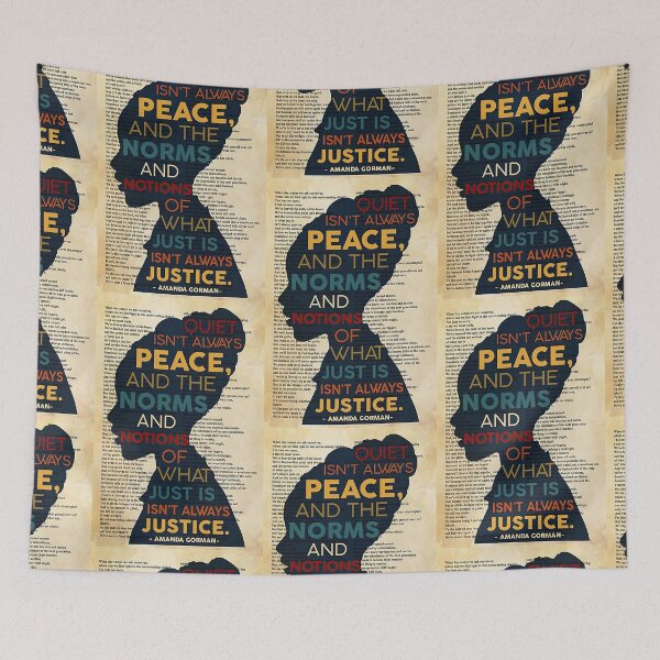 Item preview, Amanda Gorman Quiet isn't always peace vintage designed and sold by kazakov95.