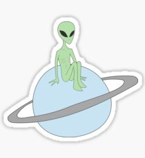lonely planet boy Sticker