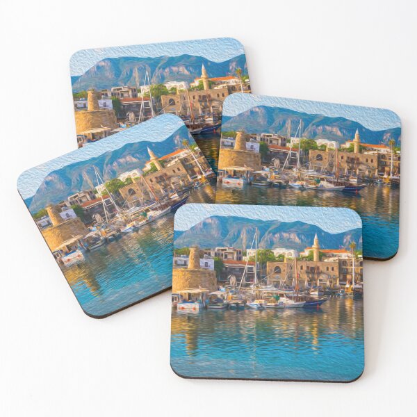 Item preview, Kyrenia, Cyprus Oil Painting designed and sold by Rae Tucker Photography & Designs.