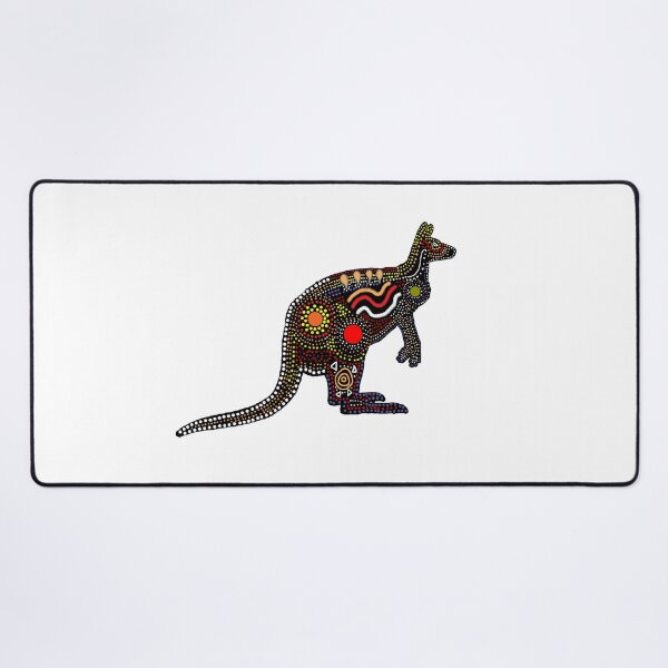 Item preview, Aboriginal Art Kangaroo designed and sold by darwinsworld.