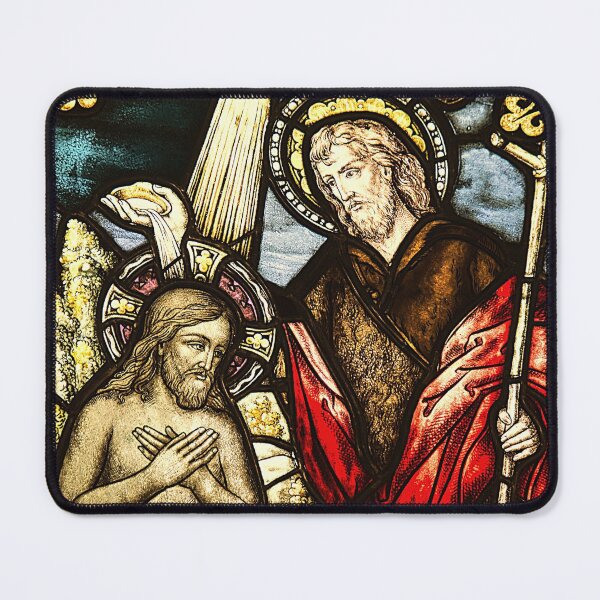 Item preview, John the Baptist with Christ designed and sold by AnimaChristi.