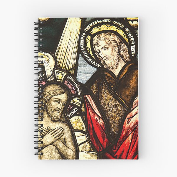 Item preview, John the Baptist with Christ designed and sold by AnimaChristi.