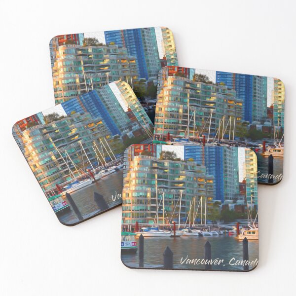 Item preview, Vancouver, Canada Oil Painting designed and sold by Rae Tucker Photography & Designs.